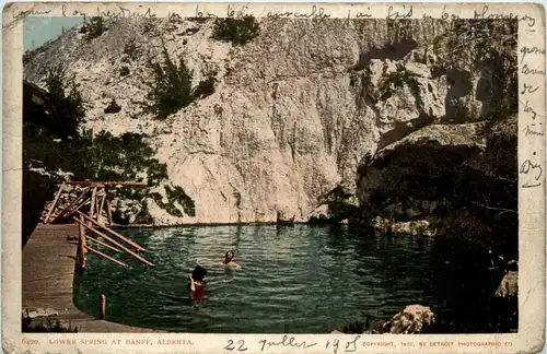 Lower spring at Banff Alberta -81148