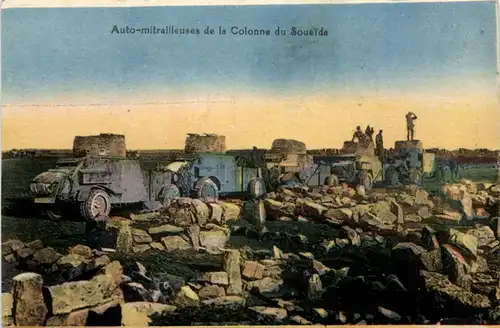 Auto militrailleuses de la Colonne du Soueida -433372