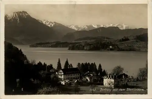 Seeburg mit dem Stanserhorn -439178