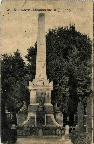 Alicante - Monumento a Quijano -442708