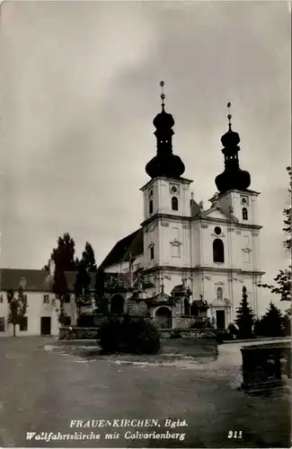 Frauenkirchen, Wallfahrtskirche mit Calvarienberg -353980