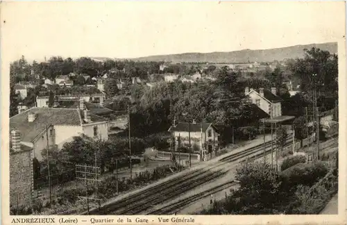 Andrezieux, Quartier de la Gare, Vue generale -365782