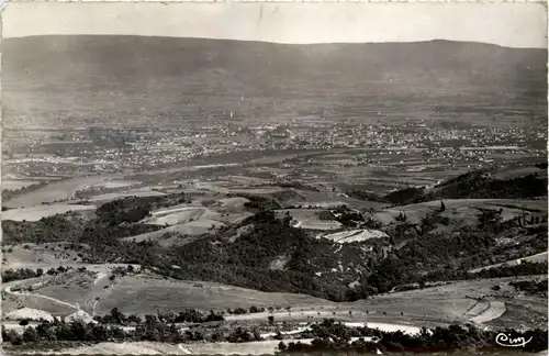 St-Romain de Lerps, Vue panoramique sur Valence et la Vallee du Rhone -364760