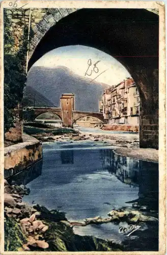 Sospel, Le Vieux Pont Sur la Bevera -366712