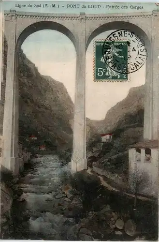 Ligne du Sud, Pont du Loup - Entree des Gorges -366214