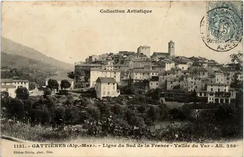 Gattieres, Ligne de la France - Vallee du Var -367442