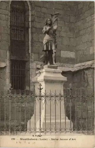 Montbrison, Statue Jeanne dÀrc -365380