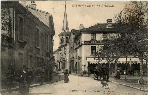 Andrezieux, La Rue de LÈglise -366040