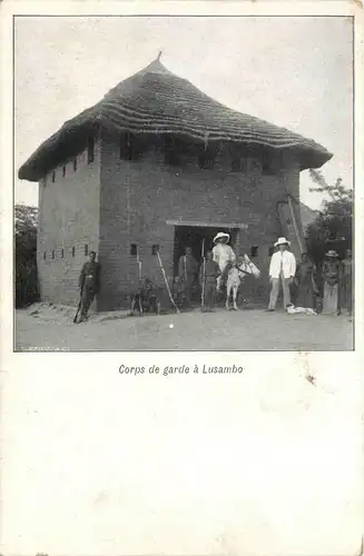 Corps de garde a Lusambo - Congo -449210