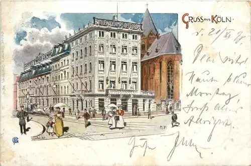 Gruss aus Köln - Hotel Ewige Lampe -91080