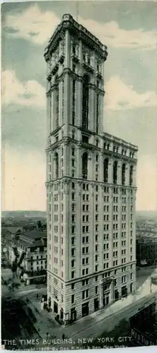 New York - Times Building - Skyscraper postcard -78544