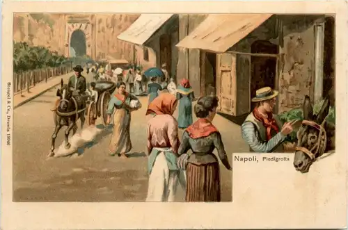 Napoli - Piedigrotta - Litho -93490