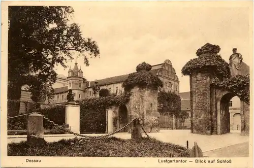 Dessau, Blick auf Schloss -367922