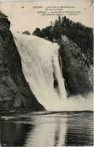 Quebec - The Falls of Montmorency -96636