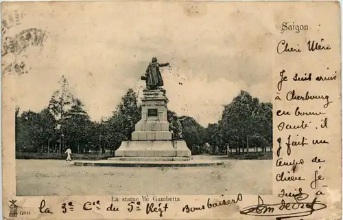 Saigon - La statue de Gambetta -80532