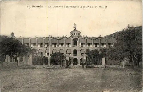 Noumea - La Caserne d Infanterie -81932