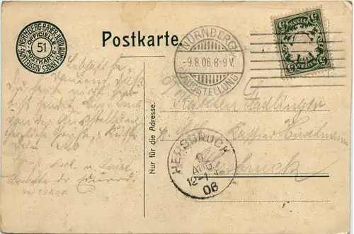 Nürnberg, Bayerische Jubiläums-Landes-Ausstellung 1906 -371770