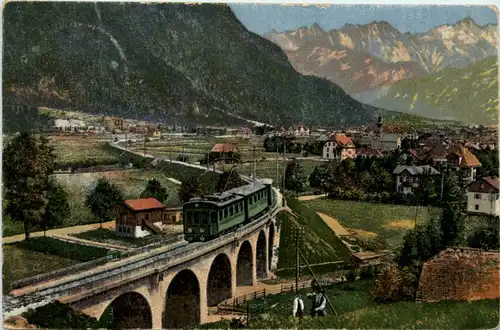 Mittenwald, Partie an der neuen Bahn -371800