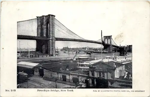 New York - Brooklyn Bridge -100384
