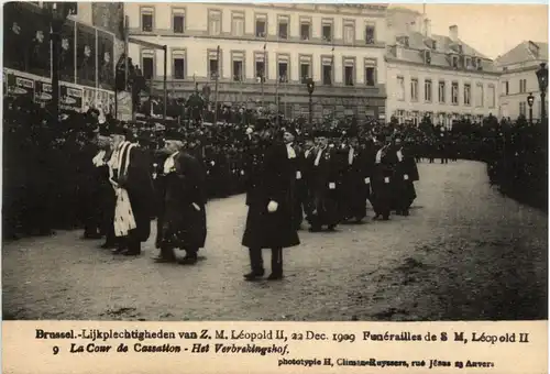 Bruxelles - Funerailles de S. M. Leopold II -97462