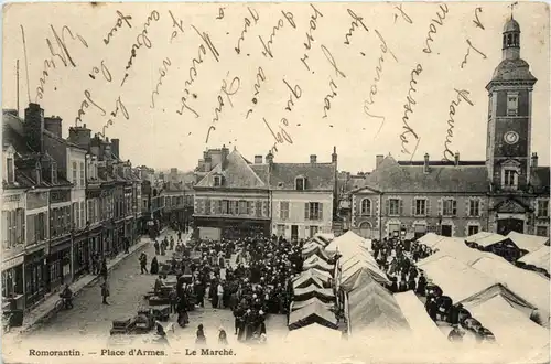 Romorantin - Place d Armes - Le Marche -101962