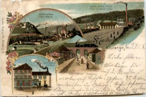 Krezuttingen Knutange - Litho -454930