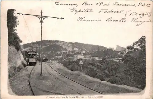 Brasil - Rio Janeiro - O bond electrico de Santa Thereza -435700