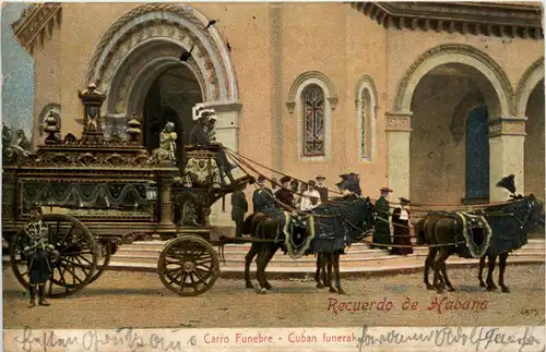 Cuba - Habana - Carro Funebre -457690