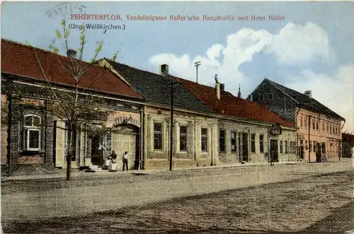 Ung. Weisskirchen - Hallersche Haupttraffik und Hotel Haller - Feldpost -460366