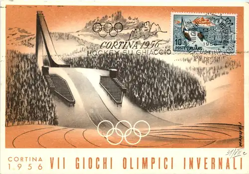 Cortina d Ampezzo - VII Giochi Olimpici invernali 1956 - Olympia -461916