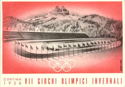 Cortina d Ampezzo - VII Giochi Olimpici invernali 1956 - Olympia -461924