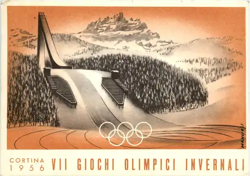 Cortina d Ampezzo - VII Giochi Olimpici invernali 1956 - Olympia -461918