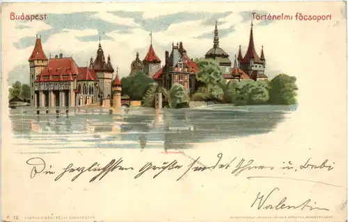 Budapest - Tortenelmi föcsoport - Litho -463698