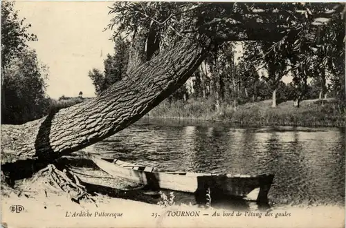 Tournon, Au bord de lètang des goules -364734