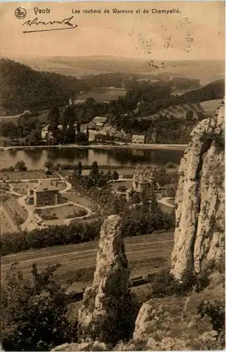 Yvoir - Les rochers de Warenne - Feldpost -471514