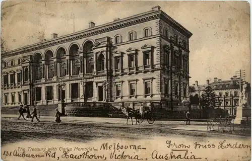 Melbourne - The Treasury with Clarke Memorial -475352