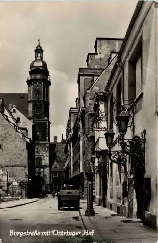 Leipzig, Burgstrasse mit Thüringer Hof -381308