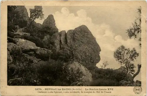 Neyrac les Bains, Le Rocher Louis XVI -364836
