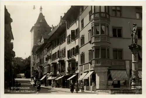 Schaffhausen - Oberstadt mit Obertort -480108