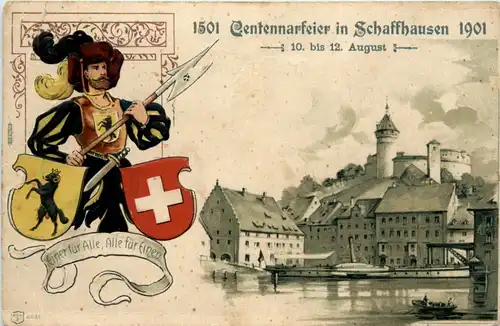 Schaffhausen - Centennarfeier 1901 -480136