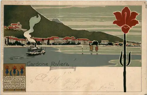 Gardone Riviera - Litho Jugendstil -459034