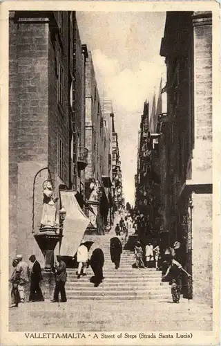 Valletta-Malta - A street of Steps -95046