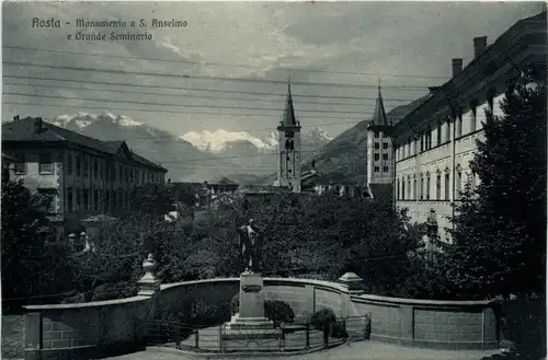 Aosta - Monumento a S. Anselmo -95472