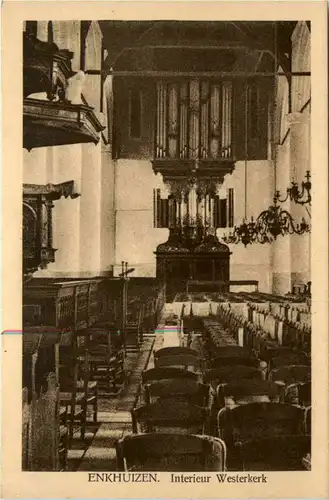 Enkhuizen - Interieur Westerkerk -485176