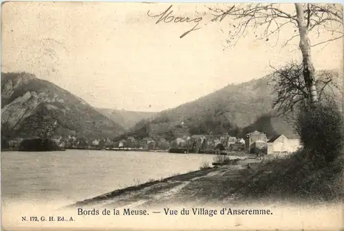 Bords de la Meuse - Vue du Village d Anseremme -485860