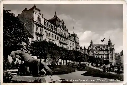 Marienbad - Goethe Denkmal -489622