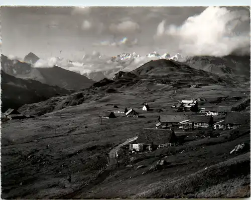 Tannalp mit Erzegg und Berneralpen - Berghaus Tannalp -490626