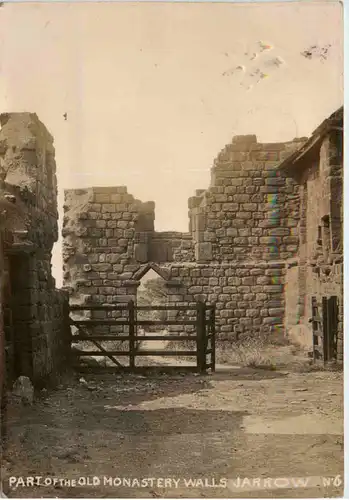 Jarrow - Part of the old Monastery Walls -470064