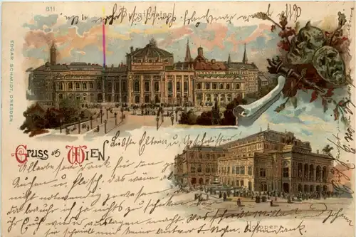 Gruss aus Wien - Litho -455018