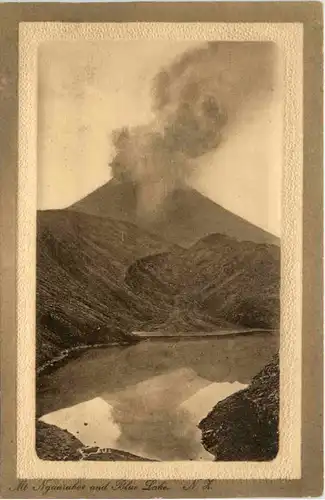 Mt. Ngauruhoe and Blue Lake - New Zealand -473024